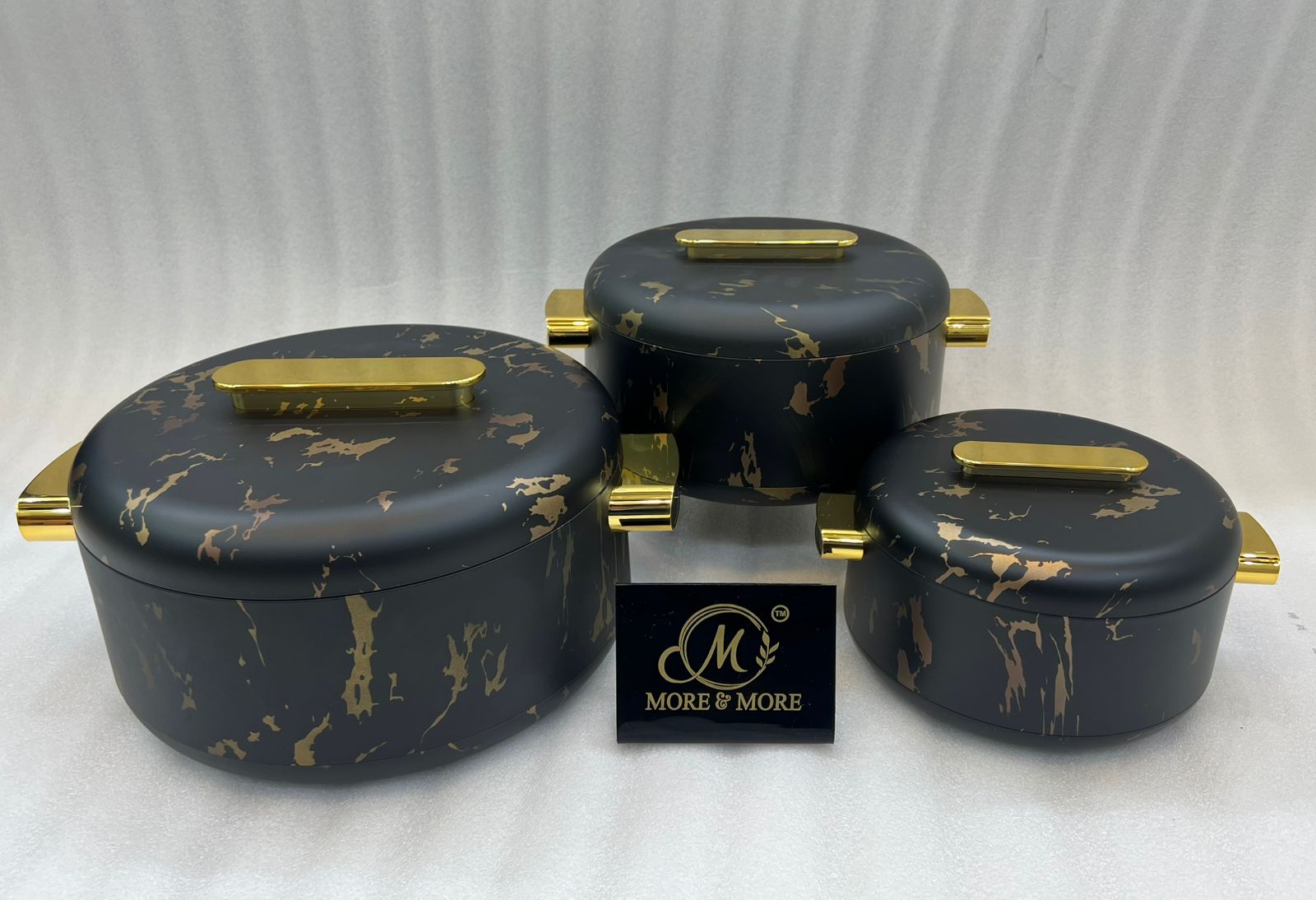Forever Gold HotpotEB 9135T (Black Marble) | More & More Crockery