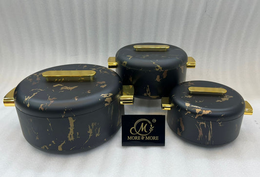 Forever Gold HotpotEB 9135T (Black Marble) | More & More Crockery