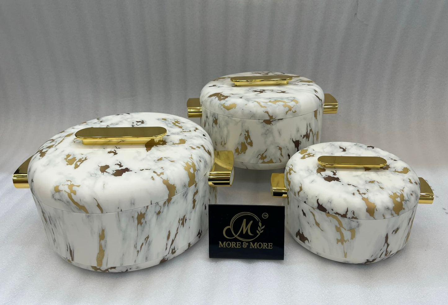 Forever Gold HotpotEB 9135T (White Marble) | More & More Crockery