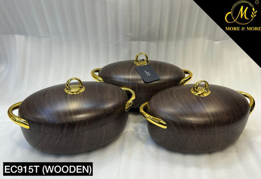 Forever Gold HotpotEC 915T (Dark Wooden) | More & More Crockery