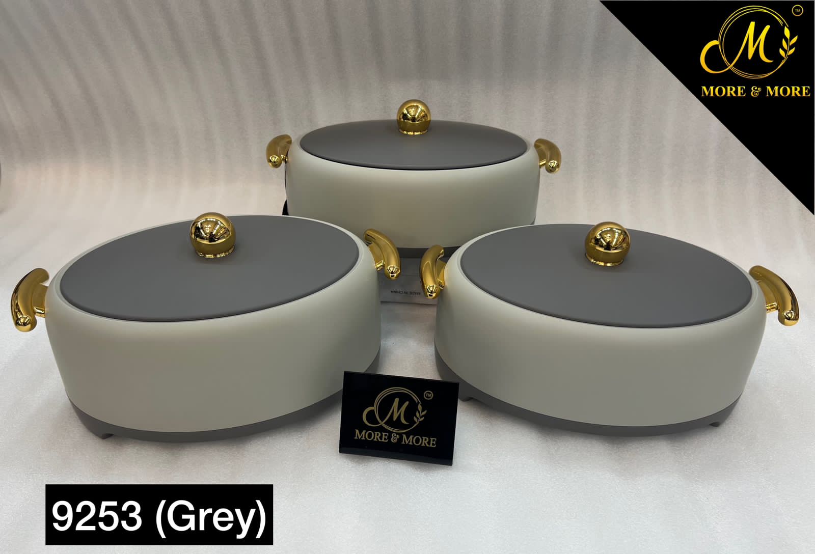 Forever Gold HotpotEG 9253 (Grey) | More & More Crockery