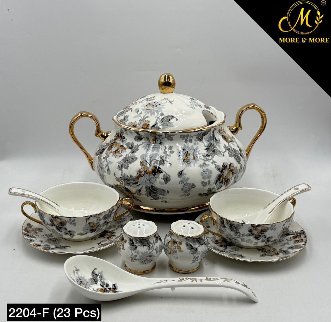 Royal Albert Style 23-Pcs Soup Set | 2204-F
