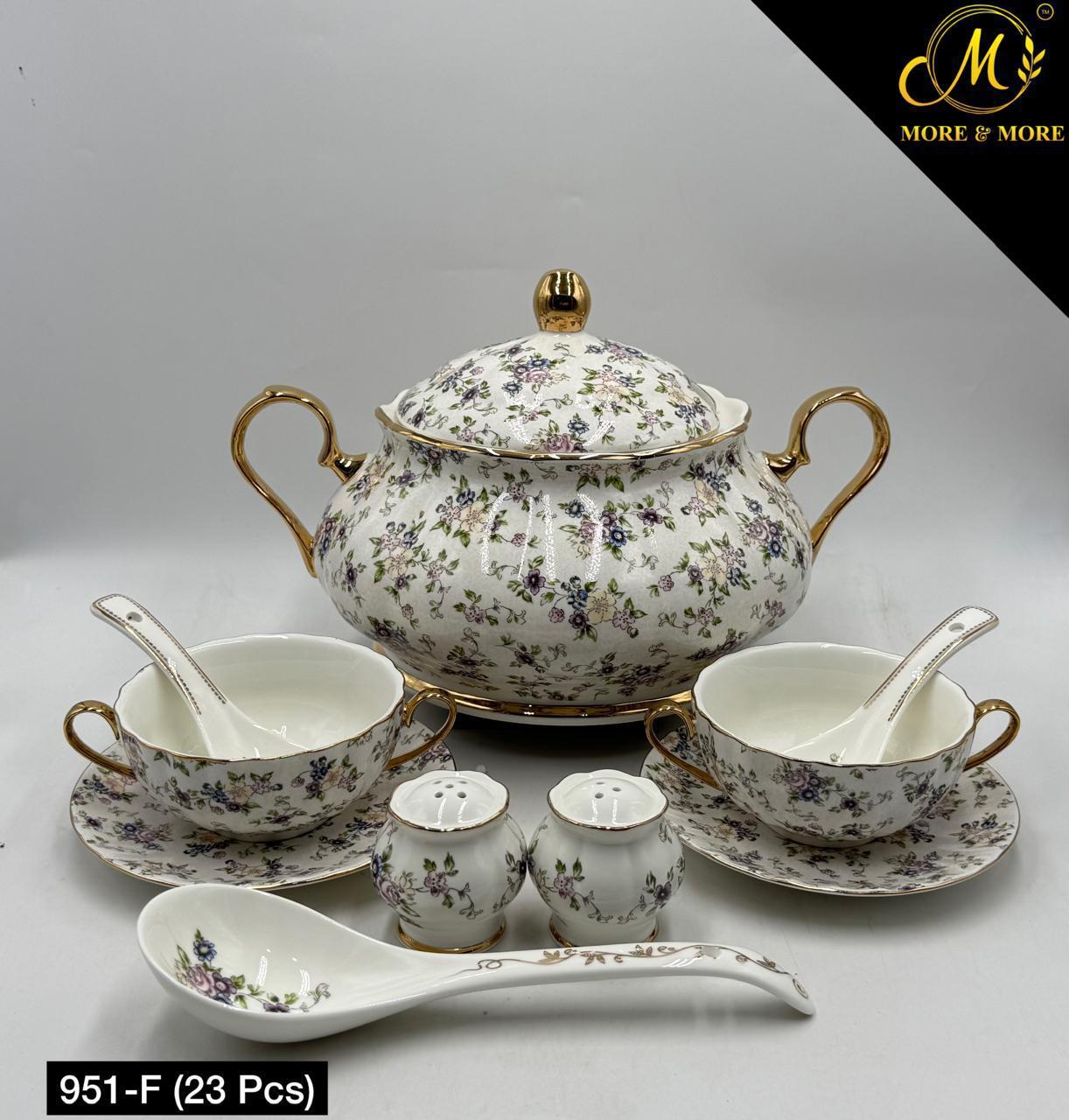 Royal Albert Style 23-Pcs Soup Set | 951-F