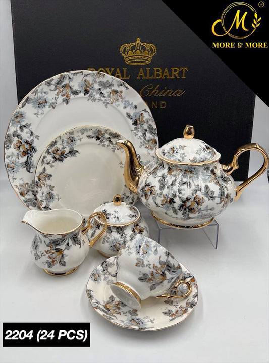 Imported Royal Albert Style Tea Set_Made In China_More & More Crockery