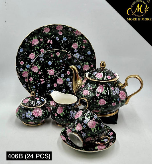 Imported Royal Albert Style Tea Set_Made In China_More & More Crockery
