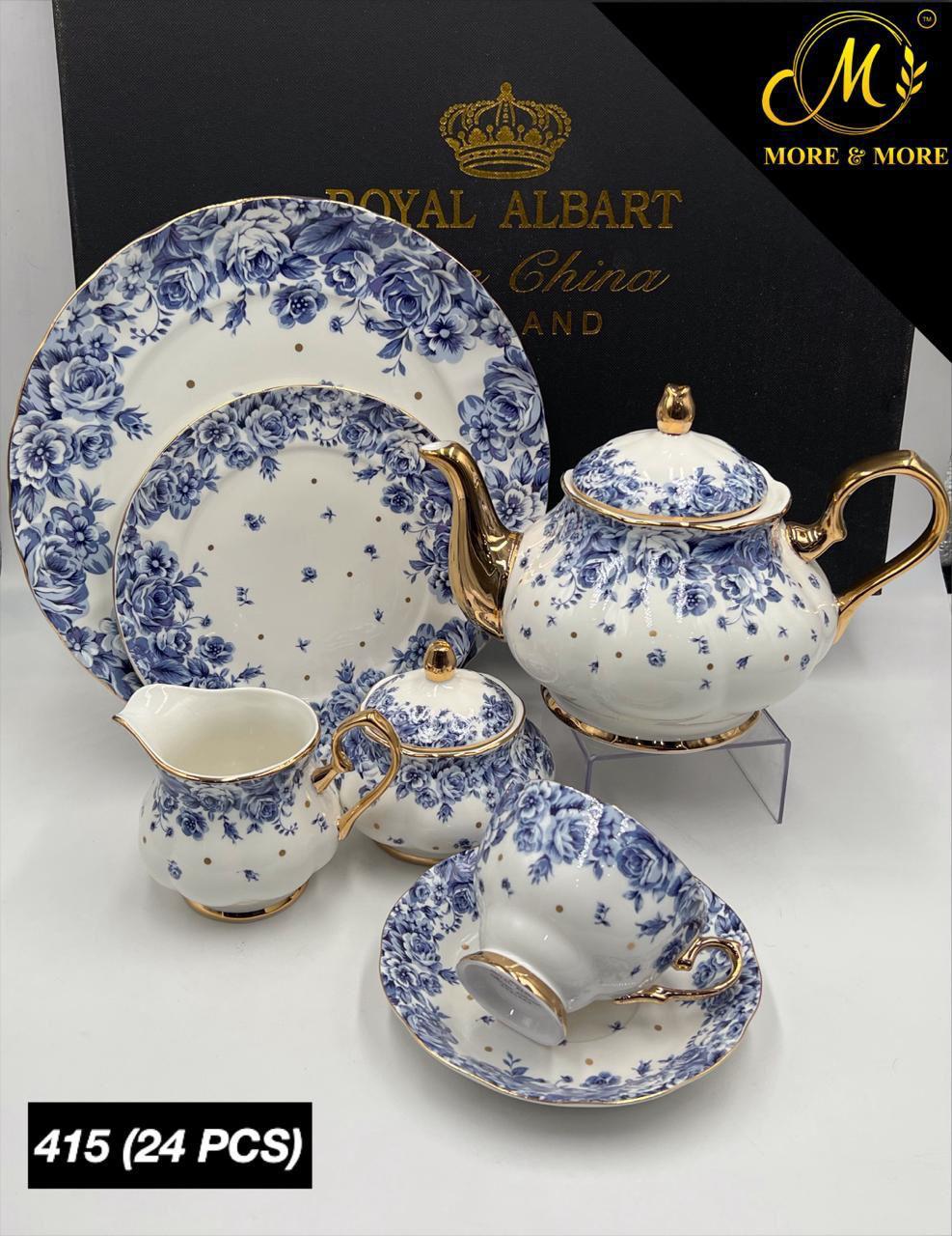Imported Royal Albert Style Tea Set_Made In China_More & More Crockery