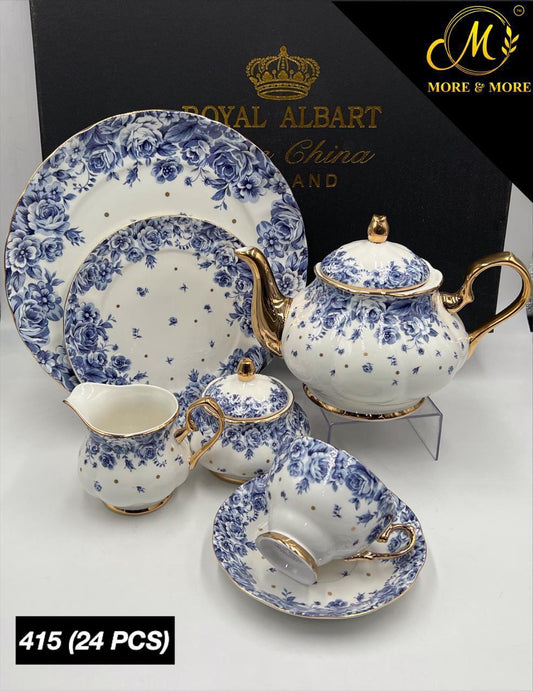 Imported Royal Albert Style Tea Set_Made In China_More & More Crockery