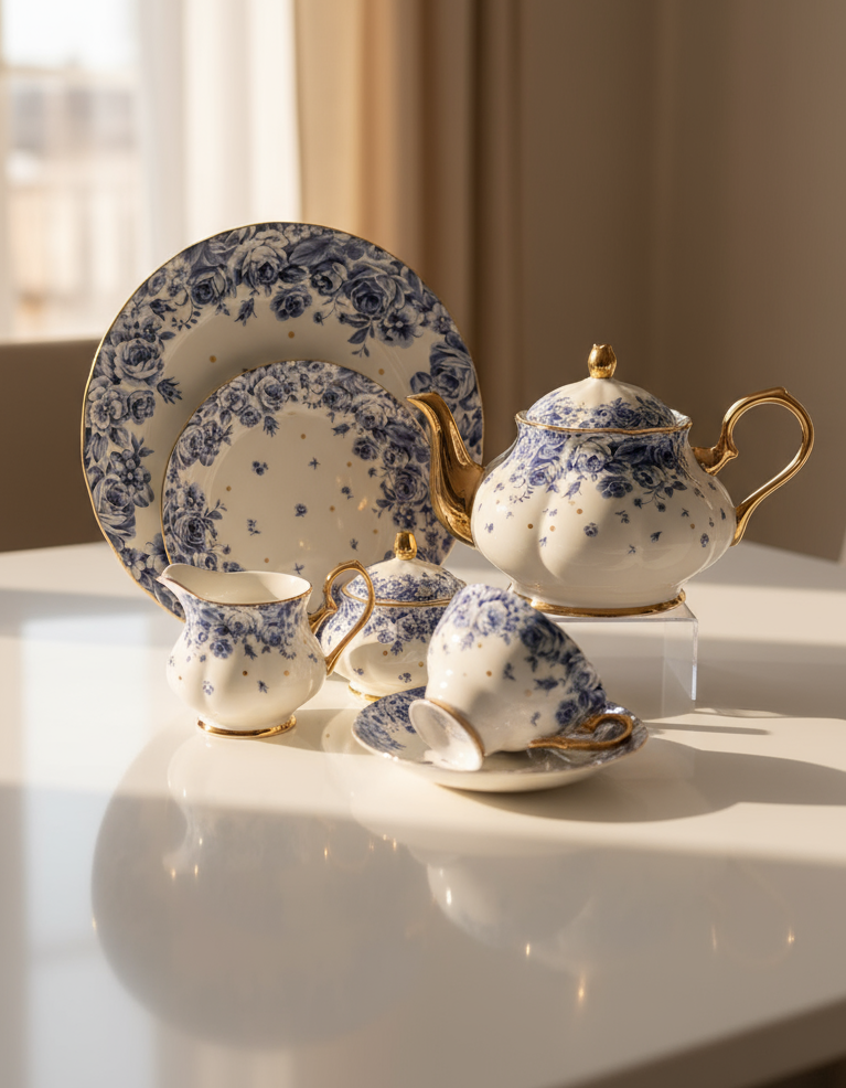 Royal Albert Style Tea Set – Design : 415-F