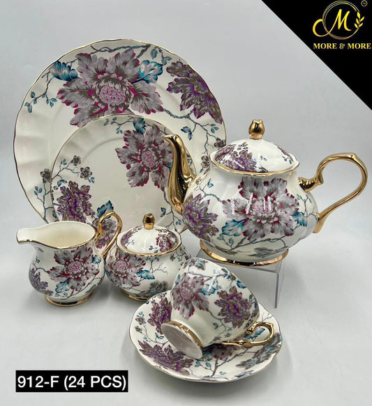 Imported Royal Albert Style Tea Set_Made In China_More & More Crockery