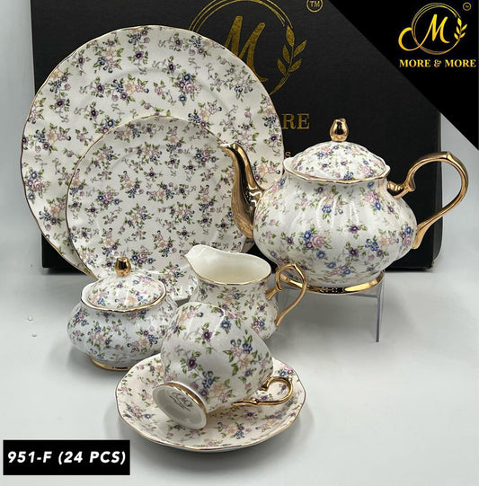 Imported Royal Albert Style Tea Set_Made In China_More & More Crockery