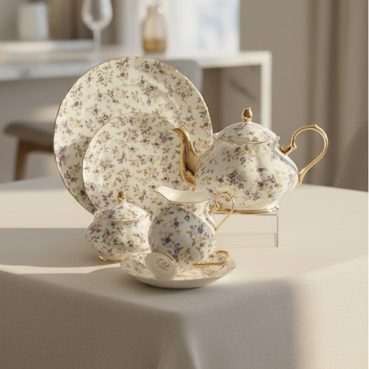 Royal Albert Style Tea Set – Design : 951-F