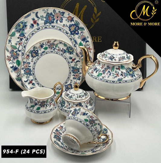Imported Royal Albert Style Tea Set_Made In China_More & More Crockery