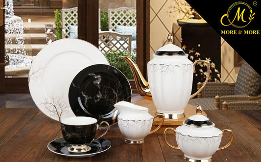 Imported  Johnson Bros Style Tea Set_Made In China_More & More Crockery