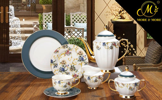 Imported  Johnson Bros Style Tea Set_Made In China_More & More Crockery