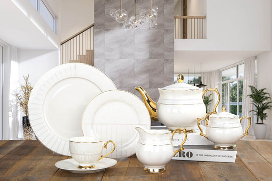 Imported  Johnson Bros Style Tea Set_Made In China_More & More Crockery