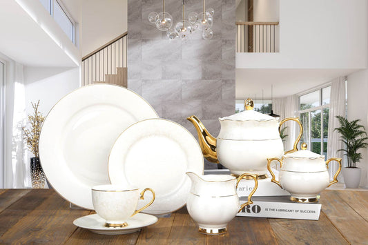 Imported  Johnson Bros Style Tea Set_Made In China_More & More Crockery