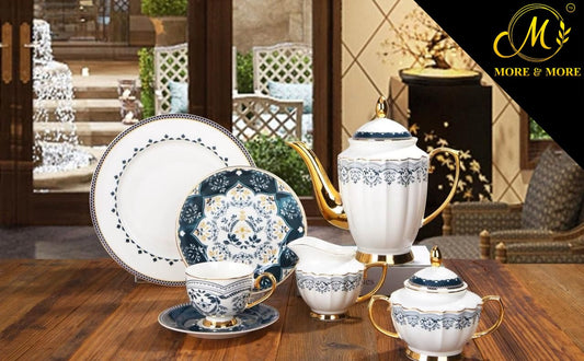 Imported  Johnson Bros Style Tea Set_Made In China_More & More Crockery