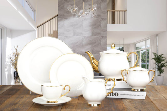 Imported  Johnson Bros Style Tea Set_Made In China_More & More Crockery