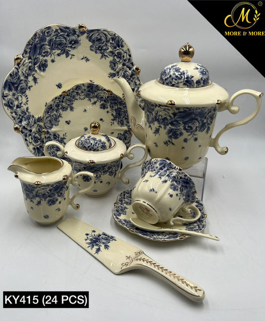 Imported Royal Albert Style Tea Set_Made In China_More & More Crockery