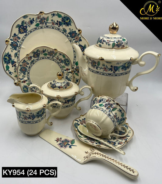 Imported Royal Albert Style Tea Set_Made In China_More & More Crockery
