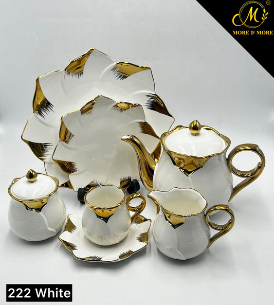 Colourful 24 Pcs Tea Set