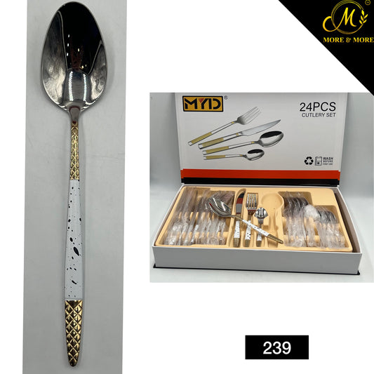 24 Pcs Box Cutlery Set For 6 Persons Serving