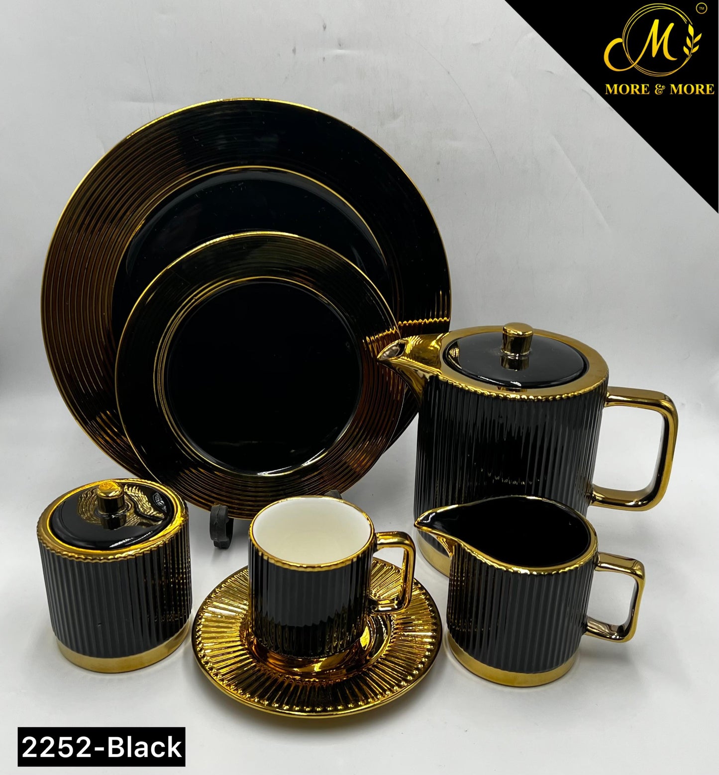 Colourful 24 Pcs Tea Set