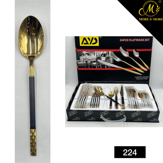 24 Pcs Box Cutlery Set For 6 Persons Serving