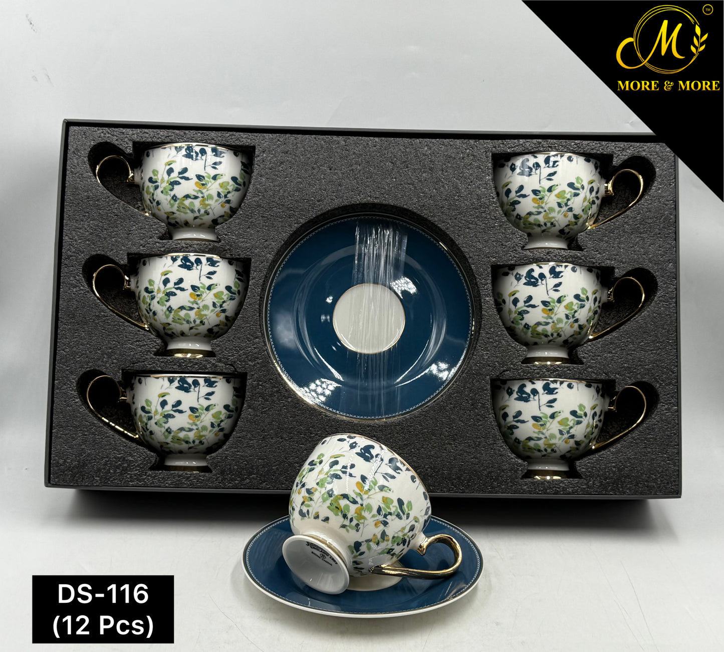 Johnson Bros Inspired Cup & Saucer Set - Design: DS-116