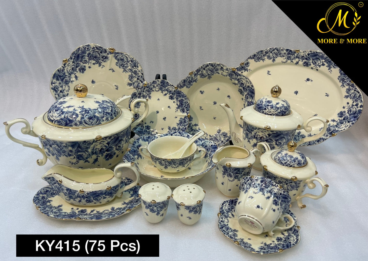 Royal Albert Style Dinner Set - Design: KY415