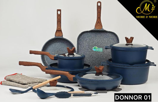 21-Pcs Non-Stick Cookware Set | Donnor 01 - B