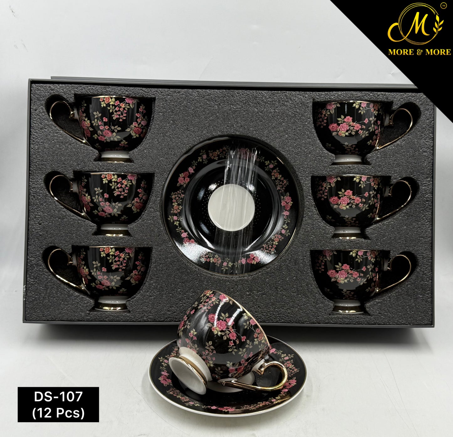 Johnson Bros Inspired Cup & Saucer Set - Design: DS-107