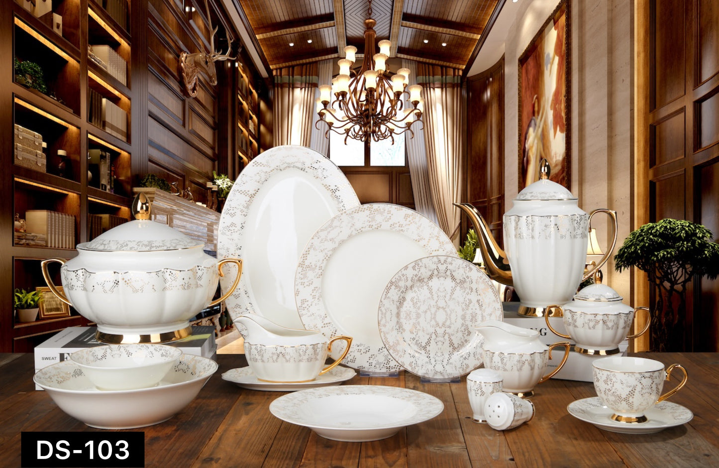 Johnson Bros Inspired Dinner Set - Design: DS-103