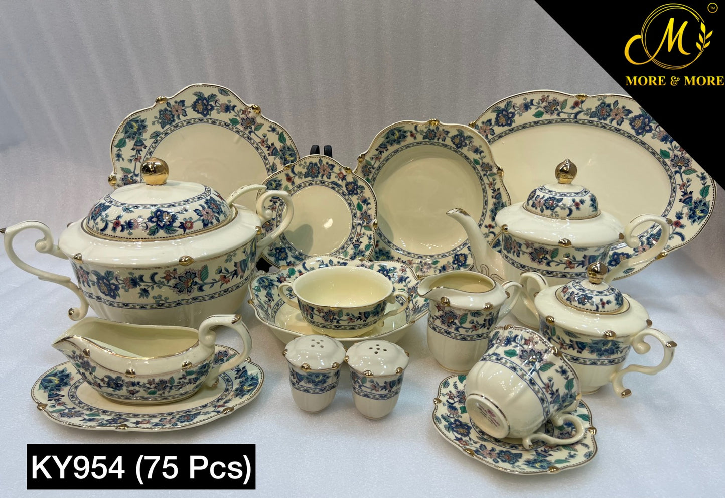 Royal Albert Style Dinner Set - Design: KY954